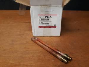 lot 931 image: Lot of (50) Sioux Chief PEX   Copper Straight Stub Out Elbows 12 PEX