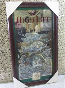 (F-3) Vintage Framed Miller High Li...