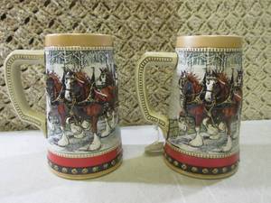 (BS) 2 Vintage 1988 Budweiser Beer ...