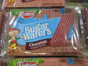 (C-2) 20 Chocolate Sugar Wafers Coo...