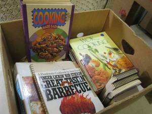 (D-1) Box of Assorted Cook Books...