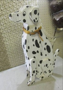 (EC1) Large Wood Dog 24 12 Tall...