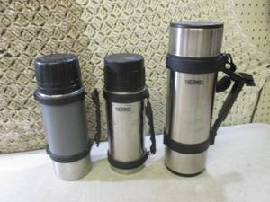 (D-3) Lot of 3 Thermos Bottles...