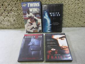 (EC1) DVDs and Twins VHS...