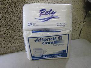 (D-2) 2 Packages of Adult Briefs...