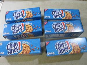 (B-1) 6 Boxes of Chips Ahoy Cookies...