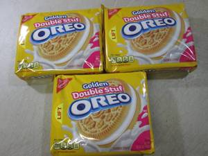 (B-1) 3 Packs of Golden Double Stuf...