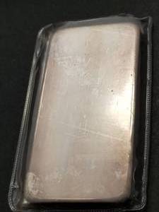 lot 15 image: 10 TROY OZ. .999 FINE SILVER BAR ENGELHARD SEALED