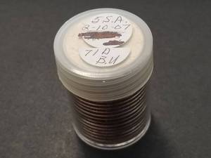 lot 18 image: UNC ROLL OF 1971-D KENNEDY HALF DOLLARS 20 COINS