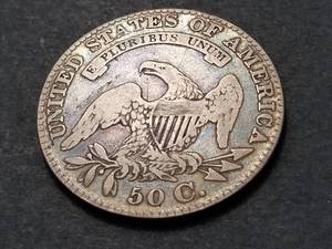 lot 21 image: 1829 US BUST HALF DOLLAR