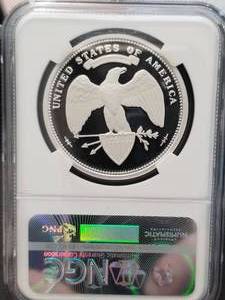 lot 25 image: 1876-DATED PROPOSED $100 UNION DESIGN SMITHSONIAN PROOF NGC CERTIFIED