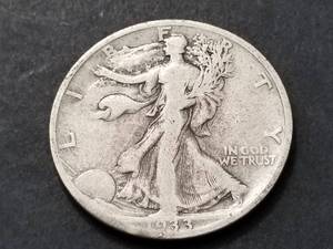 lot 34 image: 1933-S WALKING LIBERTY HALF DOLLAR