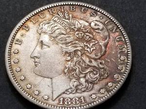 lot 40 image: 1881-S MORGAN SILVER DOLLAR