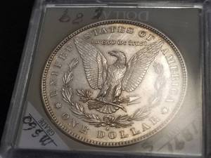lot 54 image: 1891-S MORGAN SILVER DOLLAR UNC