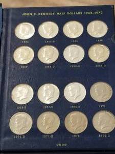 lot 04-A image: SET OF BU & PROOF KENNEDY HALF DOLLARS 1964-1976 - 29 COINS
