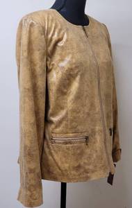 lot 51 image: New JM Collection Faux Snake-Skin Jacket
