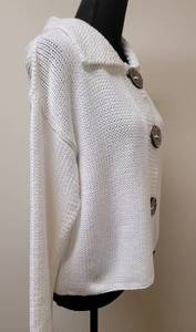 lot 58 image: Pure Handknit Cotton Cardigan