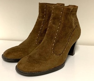 lot 111 image: Franco Sarto Brown Suede Ankle Boots