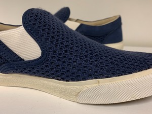 lot 128 image: Lucky Brand Slip on Navy Shoes (NEW)