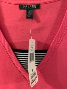 lot 134 image: Three New Pink Shirts by Ralph Lauren