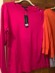 lot 152 image: Two Long Sleeve Ladies Tops by Ralph Lauren