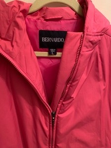 lot 155 image: Light Weight Zip Up Hot Pink Jacket by Bernardo