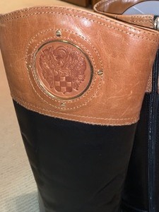 lot 159 image: Vince Camuto Tall Leather Boots (NEW)
