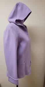 lot 244 image: Anne Klein Wool Hooded Jacket &  New Anne Klein Wool-Blend Sleeveless Turtleneck