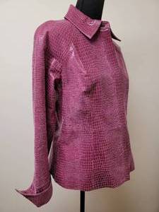 lot 269 image: Live a Little Faux Snake Fuschia Jacket