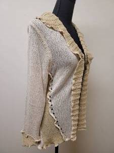 lot 289 image: New Morgan Cole Open Cardigan with Crochet Detail