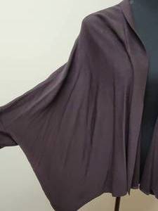 lot 305 image: Like New Eileen Fisher Silk-Blend Cardigan