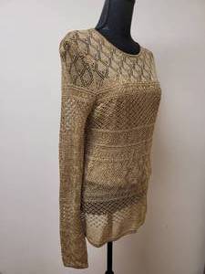 lot 345 image: New Sparkling Gold Ralph Lauren Sweater