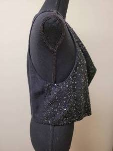 lot 352 image: Silk Eileen Fisher Sequined Vest