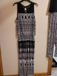 lot 354 image: Pair of  Funky Geometric  Jumpsuits