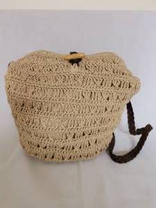 lot 384 image: Fun Macrame Purse Duo