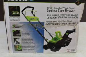 40 volt snowblower