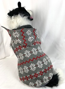 lot 2 image: Size XXL Dog Reversible Trench Coat, Organic Wool Hoodie Sweater and XXL Kong Classic
