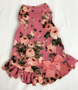 lot 23 image: Size L Girl Dog Comforting Care Bear, Sheep Sweater, Floral Dress, Hoodie, Soft Harness and More