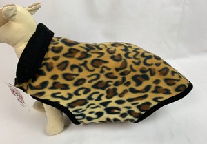 lot 24 image: Size M Girl Dog Leopard Coat, Waterproof Coat, Knit Party Dress, BD Tank Shirt, Boots and More