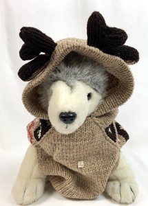 lot 33 image: Size L Boy Dog Snowsuit, Wool Sweater, Tank Shirts and More