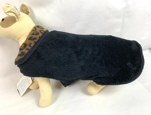 lot 46 image: Size M to L Dog Reversible LeopardBlk Fleece Coat, Suspender Sweater, BD Shirt, Alpine Sweater and More