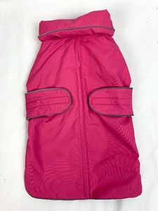 lot 53 image: Size XL Girl Dog Pink Waterproof Nylon Fleece-Lined Coat and Purple Hoodie