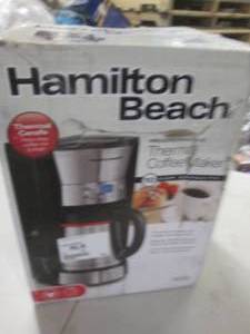 lot 9 image: hamilton beach thermal coffee maker...