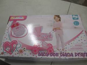 lot 26 image: baby doll diana pram ...
