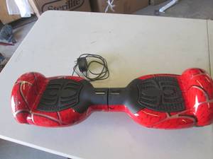 lot 31 image: red spiderman hoverboard powers on ...