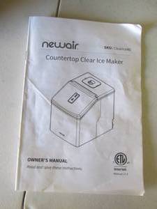 lot 35 image: newair counter top clean ice maker ...