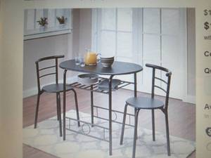 lot 90 image: sunshine 3-pc small bistro set ...