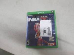 lot 95 image: xbox nba2k21 disk doesnt look scrat...