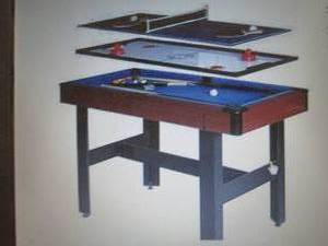 lot 123 image: triad 48-in 3-1 multi game ...