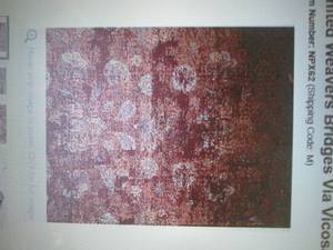 lot 126 image: united weavers bridges 8x10 rug...
